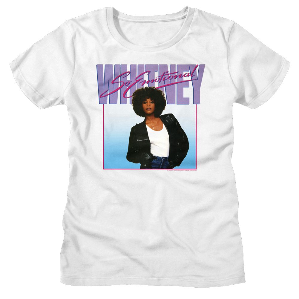 Whitney Houston Ladies T-Shirt - So Emotional