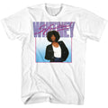 White Whitney Houston t-shirt featuring a So Emotional design