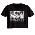 Whitney Houston Ladies Crop Top - Three Rectangles