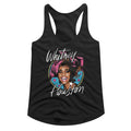Whitney Houston Ladies Racerback - Stars