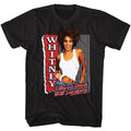 Black Whitney Houston t-shirt featuring a I Wanna Dance design