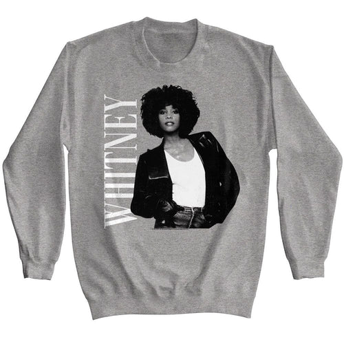 Whitney Houston Long Sleeve Sweatshirt - Attitude