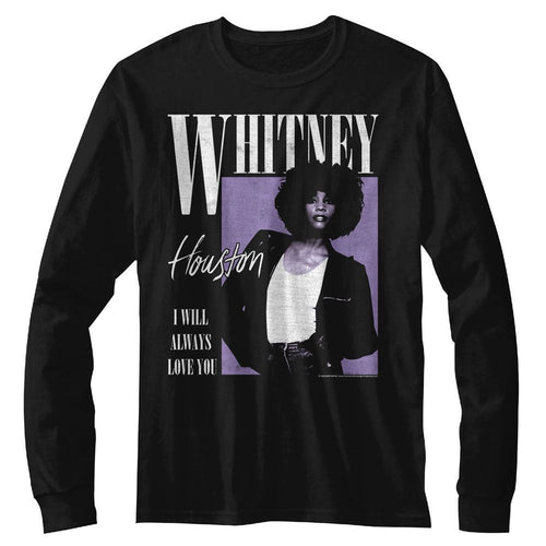 Whitney Houston Long Sleeve T-Shirt - Always Love You