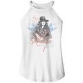 Whitney Houston Ladies Rocker Tank - Americana