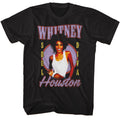 Black Whitney Houston t-shirt featuring a Soul Diva design