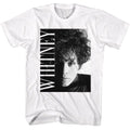 White Whitney Houston t-shirt featuring a Close Up design