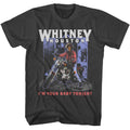 Smoke Whitney Houston t-shirt featuring a Americana Motorcycle design
