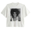 Whitney Houston Ladies Crop Top - Signature