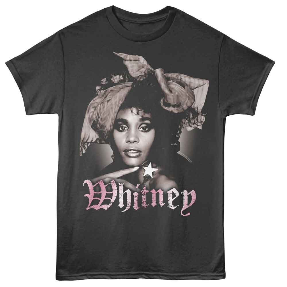 Smoke Whitney Houston t-shirt featuring a Bow design