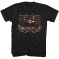 Black Willie Nelson t-shirt featuring a Flag and Eagle design