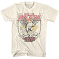 Natural Willie Nelson t-shirt featuring a Eagle American Rebel design