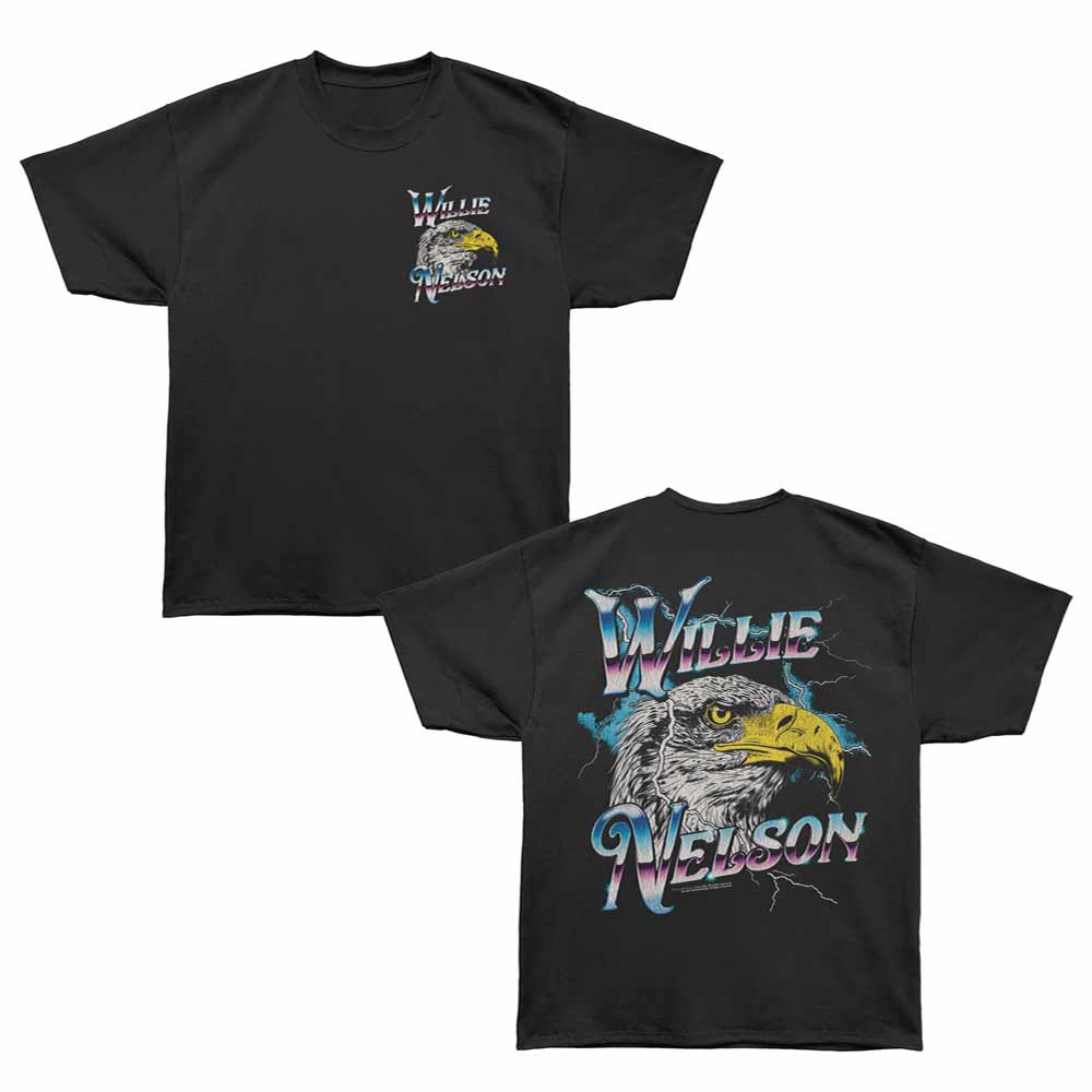 Willie Nelson Oversized T-Shirt - Eagle Lightning