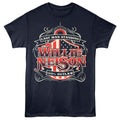 Navy Willie Nelson t-shirt featuring a Last Man Standing design