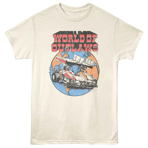 Natural World of Outlaws t-shirt featuring a Wordmark design