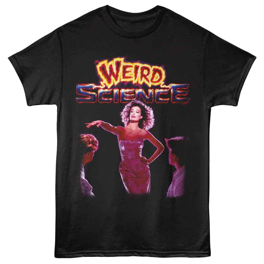 Black Weird Science t-shirt featuring a Logo design