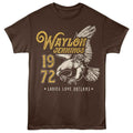 Dark Chocolate Waylon Jennings t-shirt featuring a 1972 Eagle design