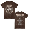 Dark Chocolate Waylon Jennings t-shirt featuring a Nashville Rebel design