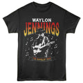 Smoke Waylon Jennings t-shirt featuring a Music Notes design
