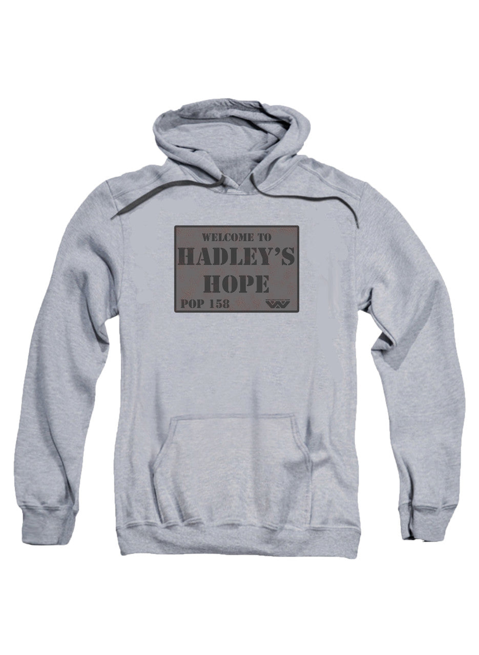 Gray Welcome Sign Hoodie