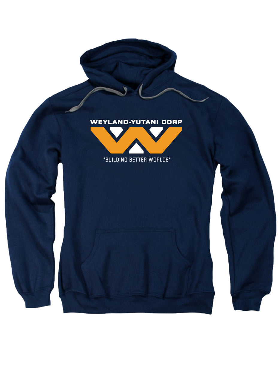 Navy Corporate Logo Hoodie