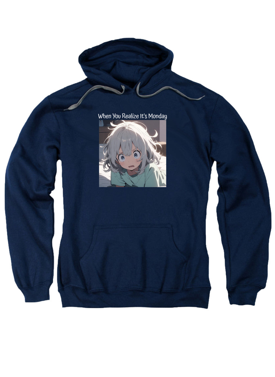 Navy When You Realize It's Monday Hoodie