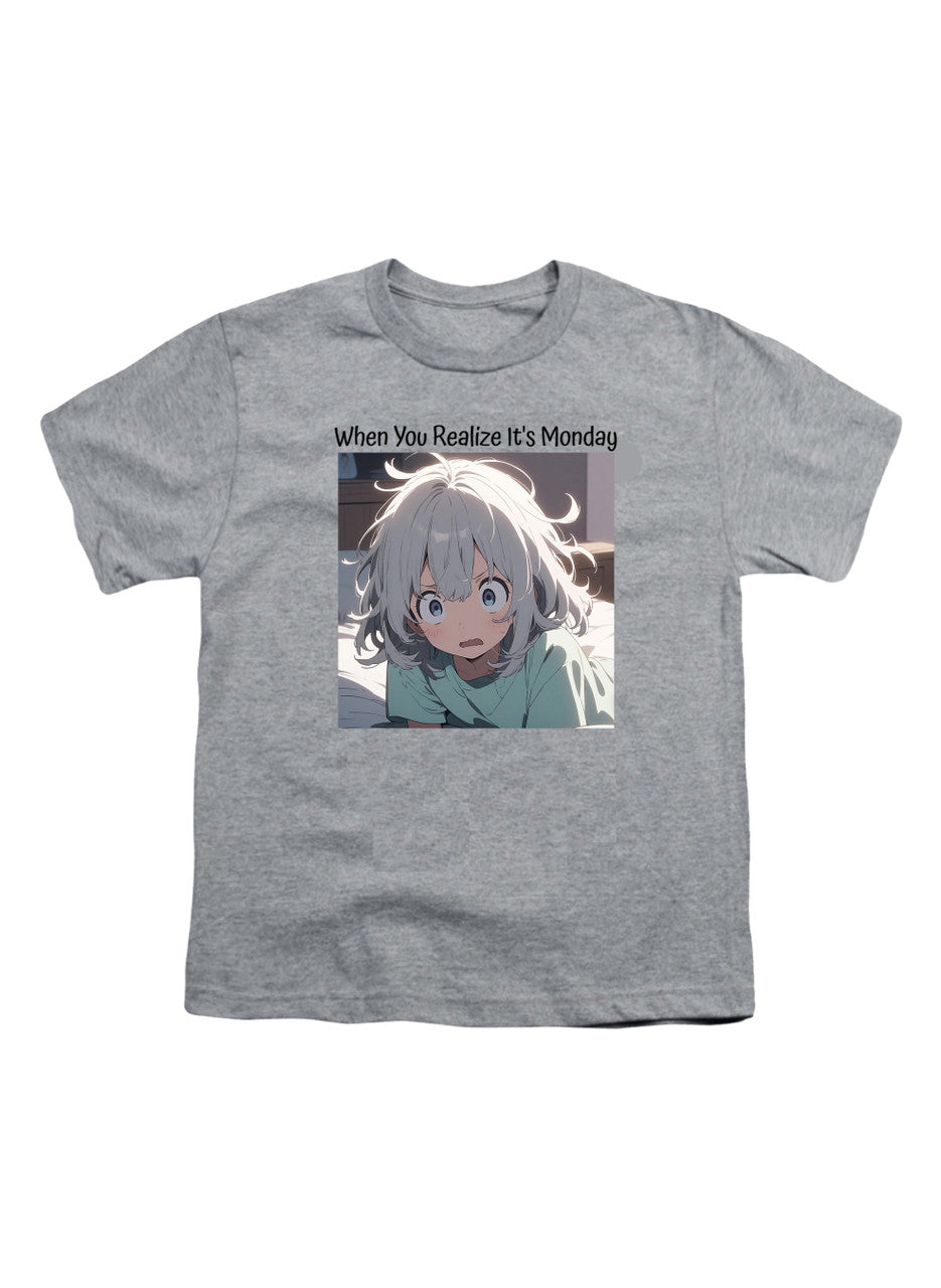 Gray When You Realize It's Monday Youth/Toddler T-Shirt