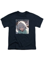 Navy When You Realize It's Monday Youth/Toddler T-Shirt