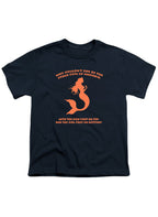 Navy Why couldn't she be the other type of mermaid Youth/Toddler T-Shirt
