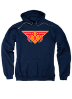 Navy Wings Logo Hoodie