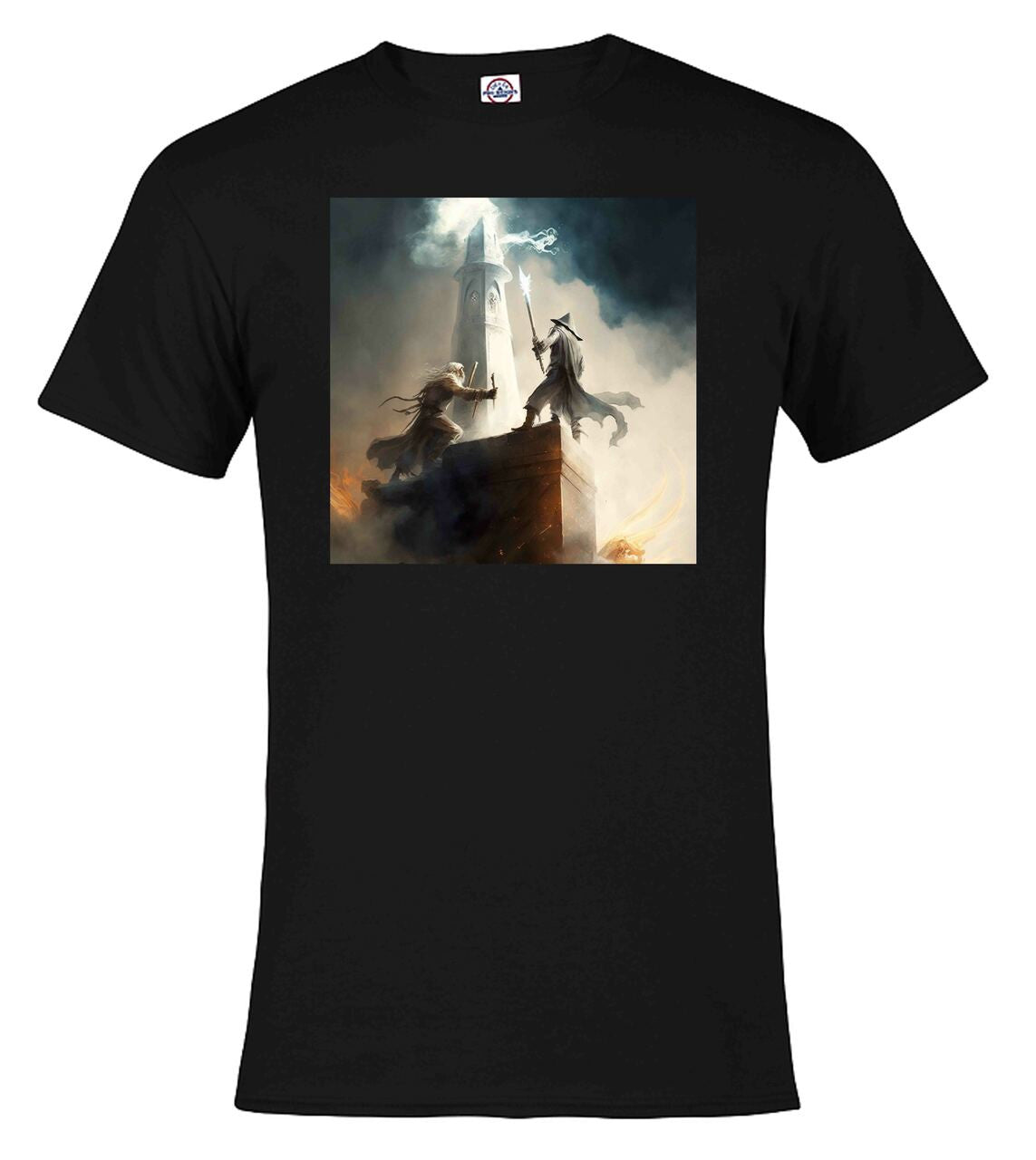 Black Wizard Battle Fantasy T-Shirt