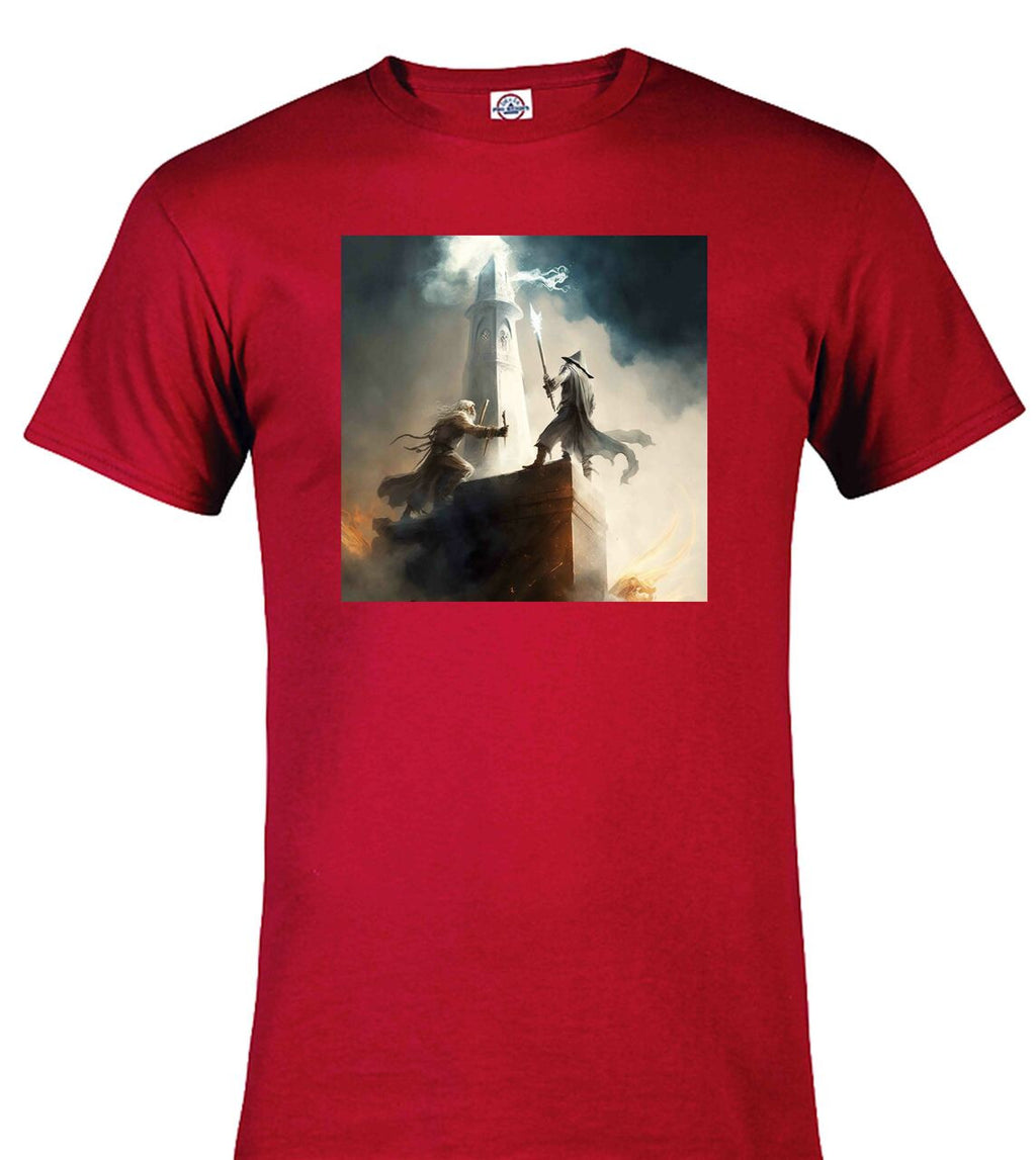 Red Wizard Battle Fantasy T-Shirt