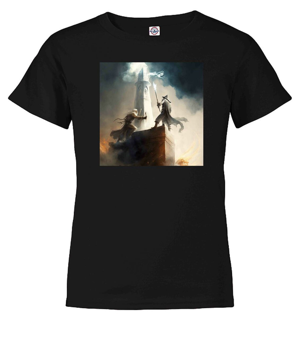 Black Wizard Battle Fantasy Youth/Toddler T-Shirt