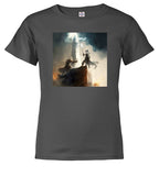 Charcoal Wizard Battle Fantasy Youth/Toddler T-Shirt