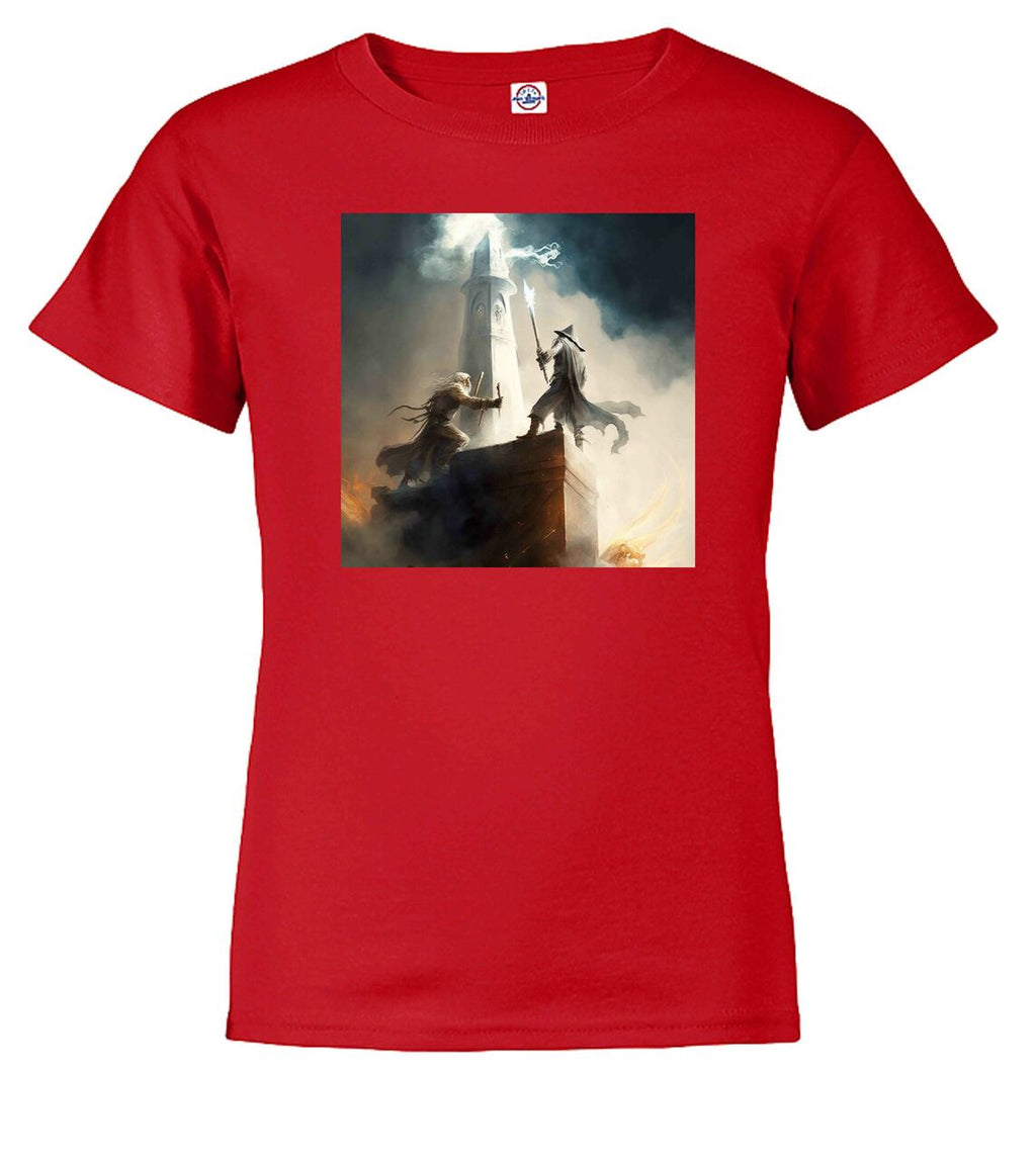 Red Wizard Battle Fantasy Youth/Toddler T-Shirt
