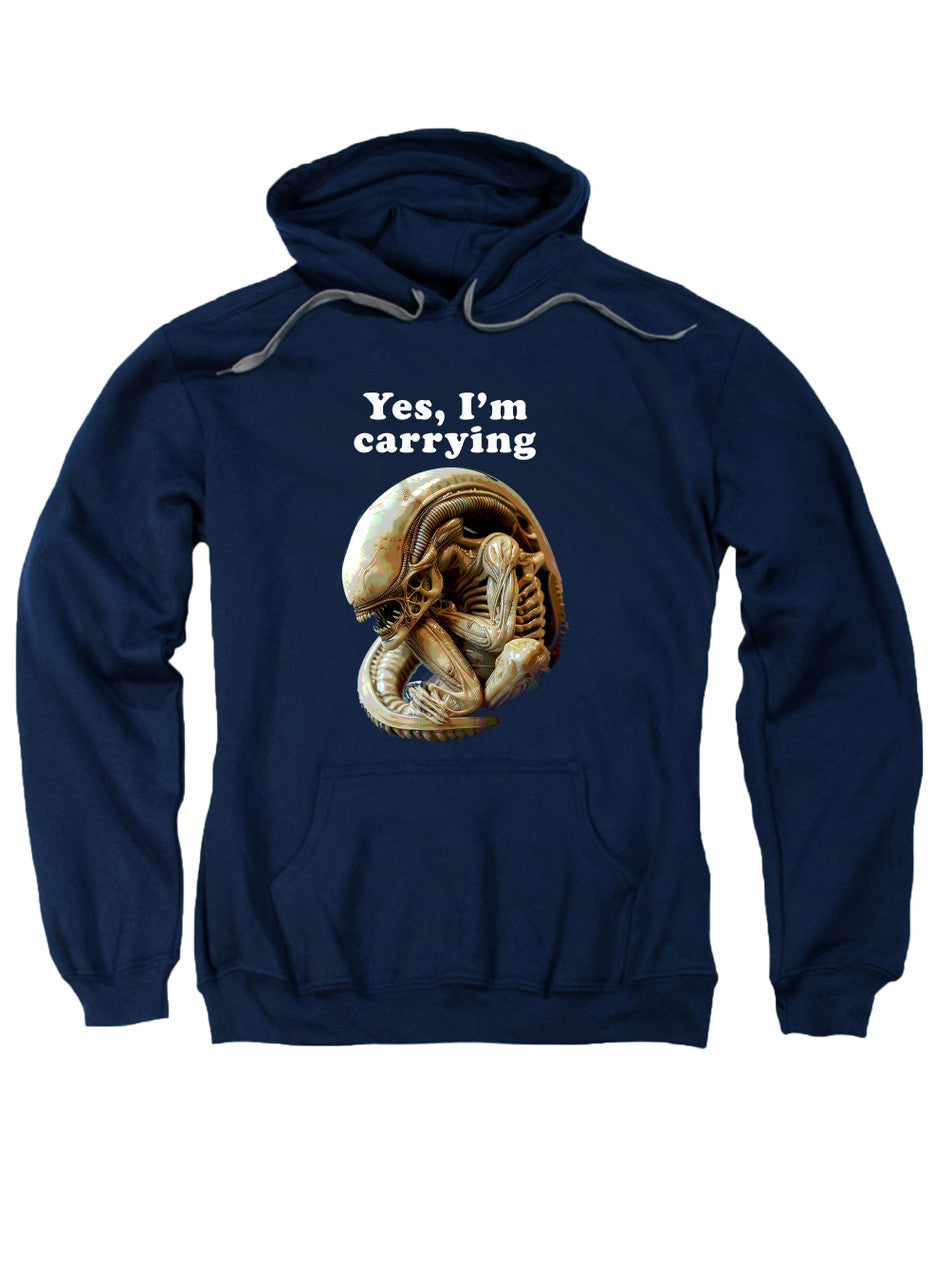 Navy Yes, I'm Carrying Hoodie