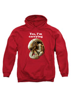 Red Yes, I'm Carrying Hoodie