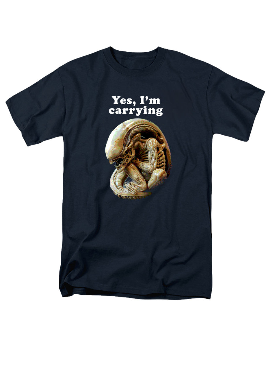 Navy Yes, I'm Carrying T-Shirt