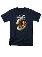 Navy Yes, I'm Carrying T-Shirt