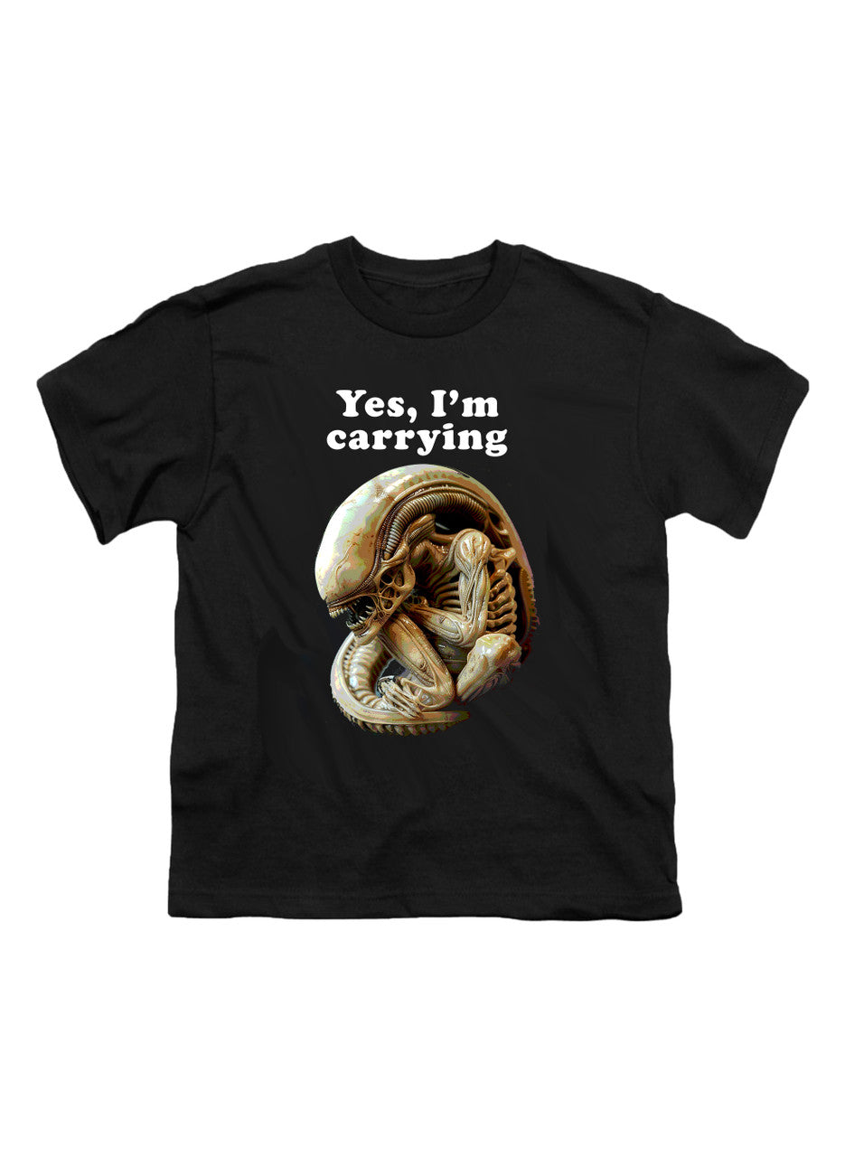 Black Yes, I'm Carrying Youth/Toddler T-Shirt