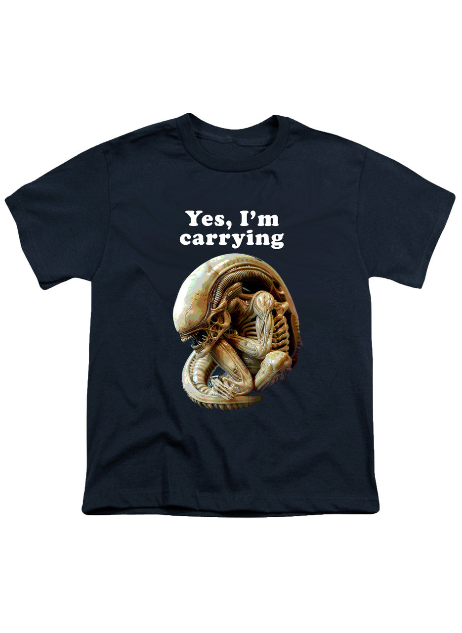 Navy Yes, I'm Carrying Youth/Toddler T-Shirt