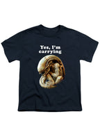 Navy Yes, I'm Carrying Youth/Toddler T-Shirt