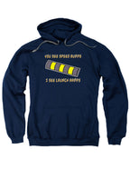 Navy You See Speed Bumps I See Launch Ramps Hoodie