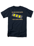 Navy You See Speed Bumps I See Launch Ramps T-Shirt