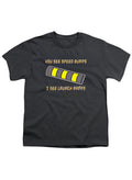 Charcoal You See Speed Bumps I See Launch Ramps Youth/Toddler T-Shirt