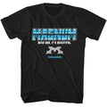 Black Zoolander t-shirt featuring a Magnum design