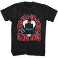 Black Zoolander t-shirt featuring a Crazy Pills design