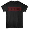 Black Zoolander t-shirt featuring a Derelicte design