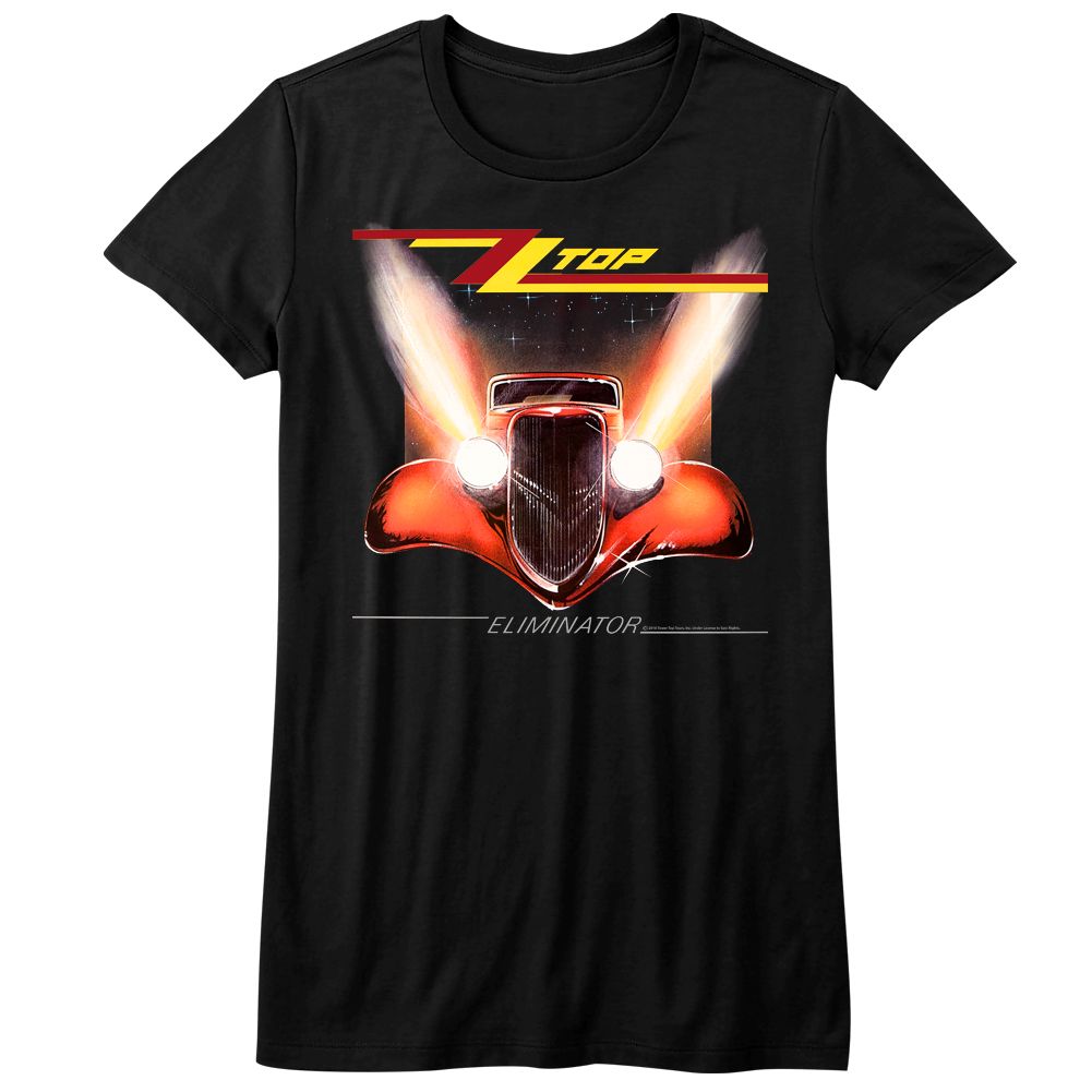 ZZ Top Ladies T-Shirt - Eliminator Cover