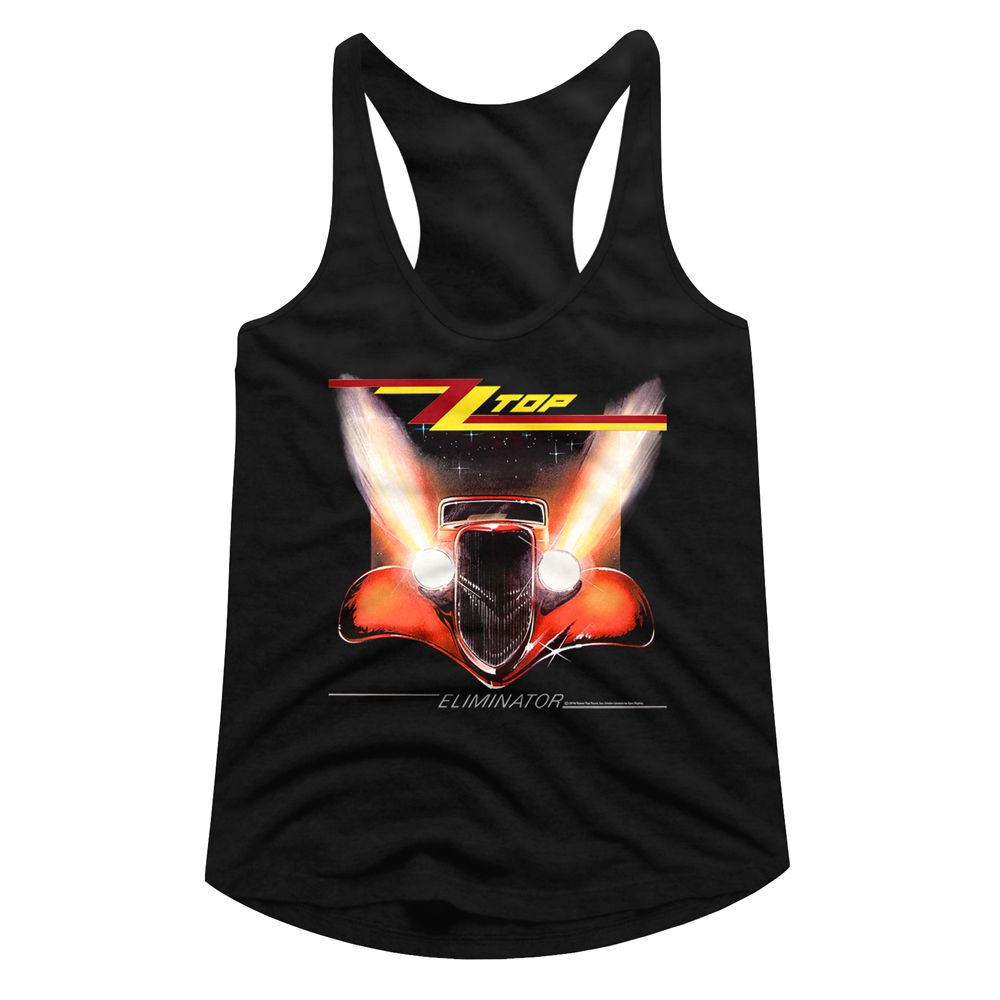 ZZ Top Ladies Racerback - Eliminator Cover