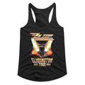 ZZ Top Ladies Racerback - Zztop Eliminator Tour